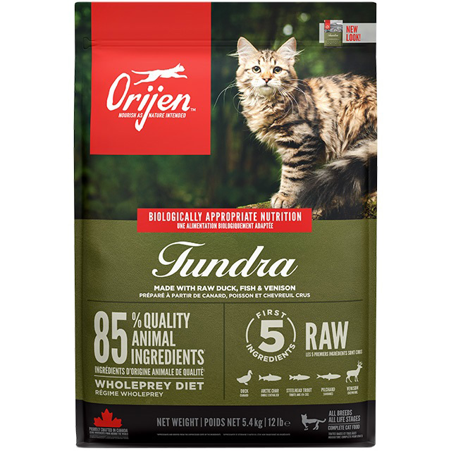 ORIJEN Tundra Cat Сухой корм для котов всех пород и стадий жизни (утка, рыба, оленина)0