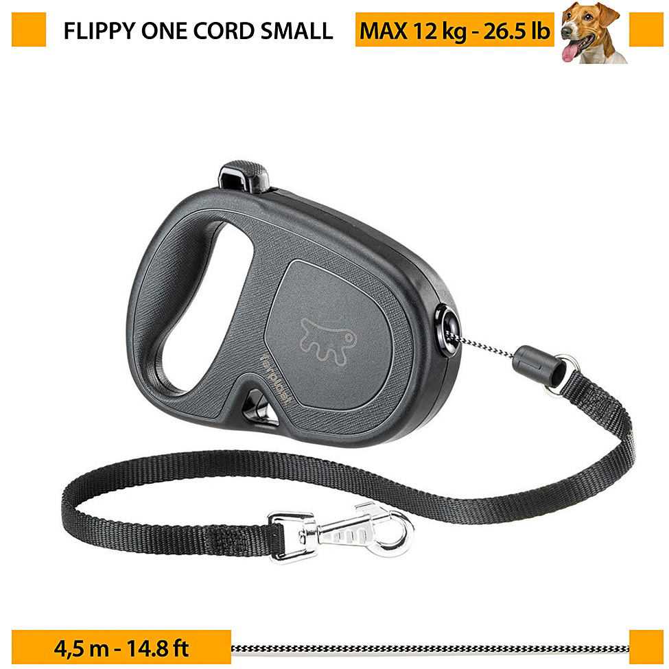 FERPLAST Flippy One Cord Small Повідець-рулетка для собак зі шнуром5