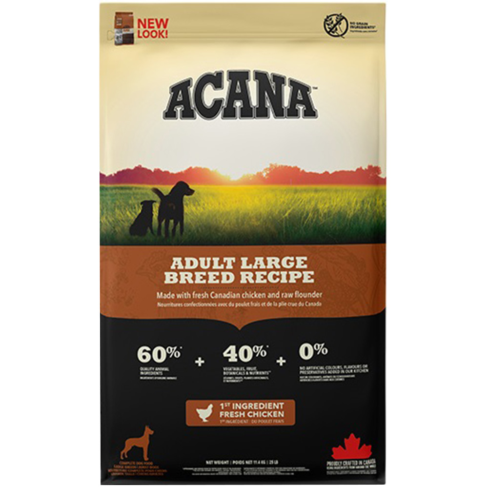 ACANA Adult Large Breed Recipe Сухий корм для дорослих собак великих порід ((з куркою та індичкою)0