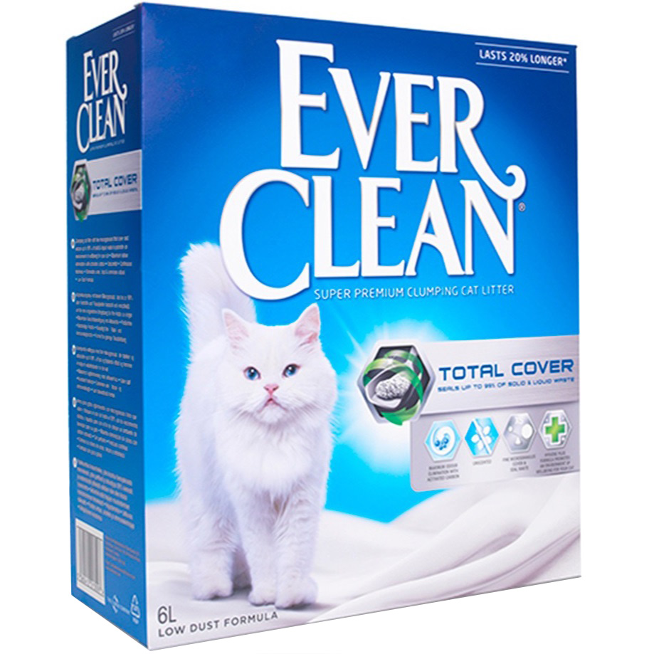 EVERCLEAN Total Cover Наполнитель бентонитовый для кошачьих туалетов0