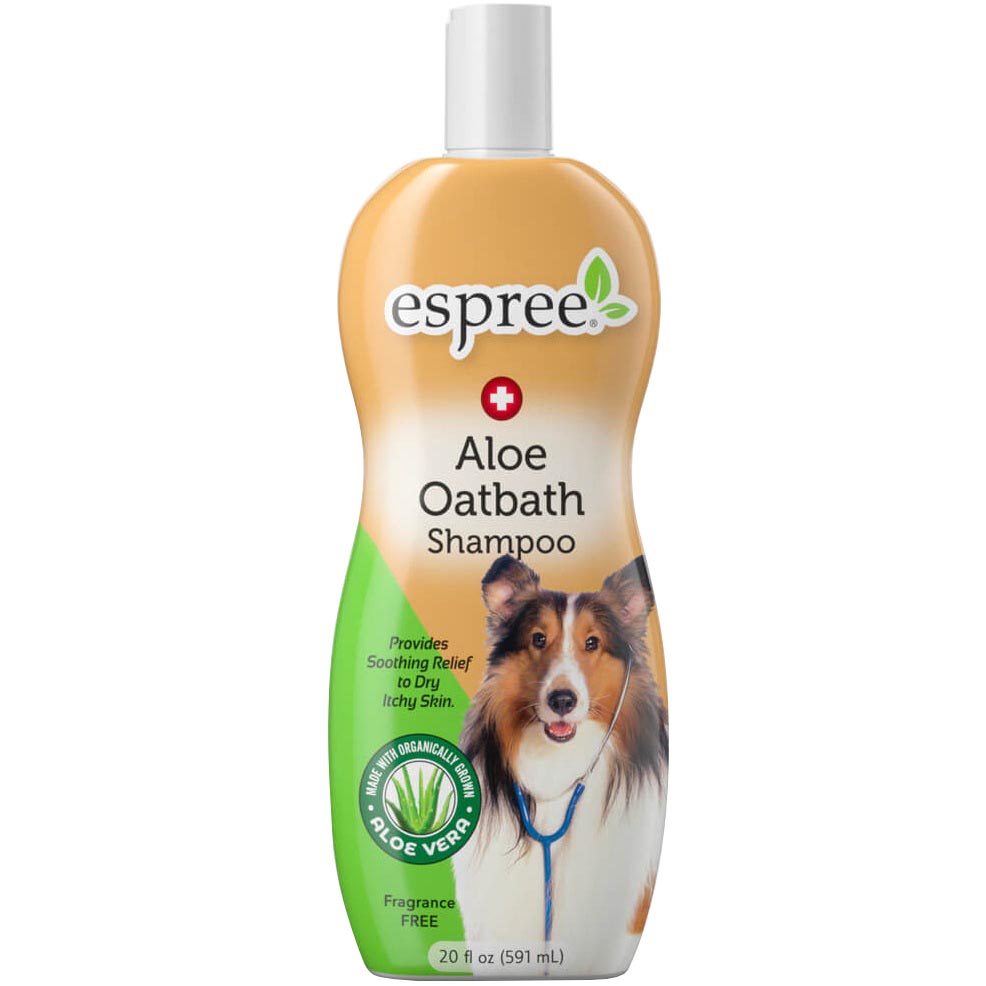 ESPREE Aloe Oatbath Medicated Shampoo Шампунь для собак та котів (з протеїнами вівса та алое вера)0