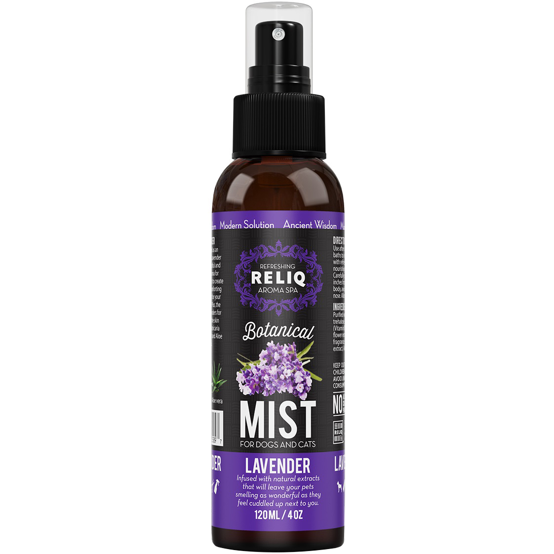 RELIQ Botanical Mist Косметичний засіб з ароматом для догляду та зволоження шерстi собак0