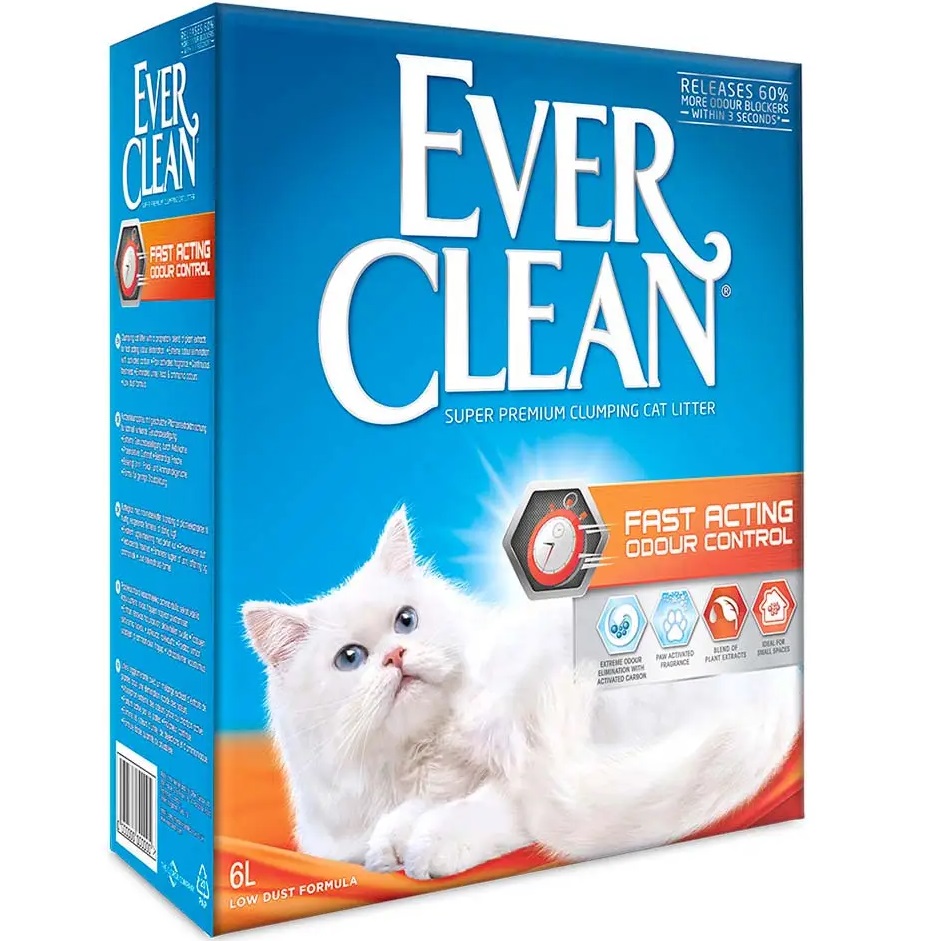 EVERCLEAN Fast Acting Odour Control Наповнювач бентонітовий для котячих туалетів1