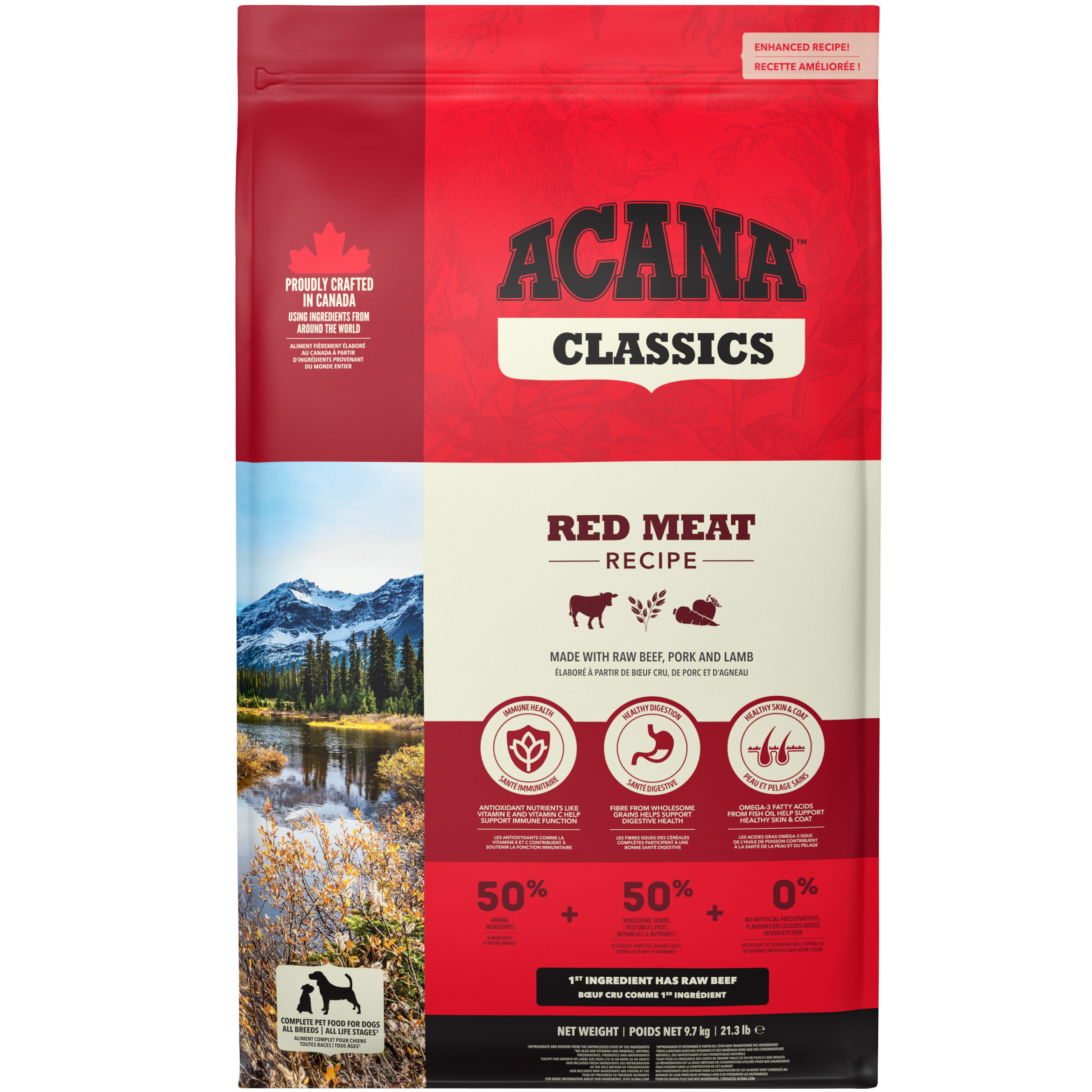 ACANA Red Meat Recіpe Сухой корм для собак всех пород и возрастов (ягненок, свинина)1