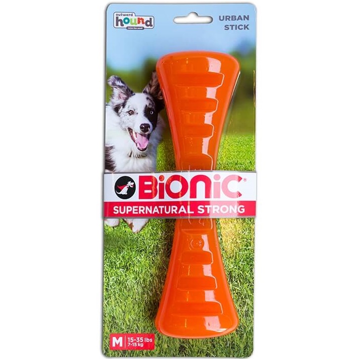 BIONIC OPAQUE Stick Medium Игрушка для собак "Гантель"5