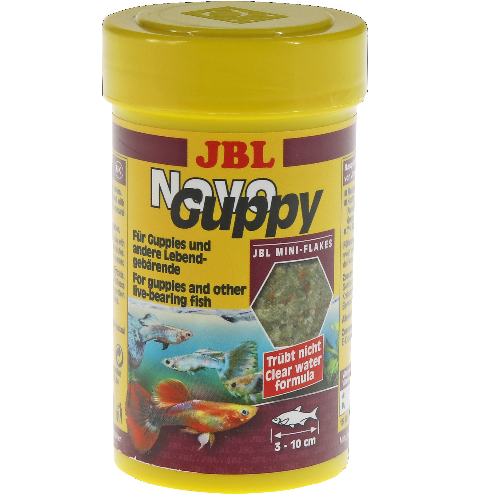 JBL NovoGuppy Основной корм для живородящих рыб (гуппи)0