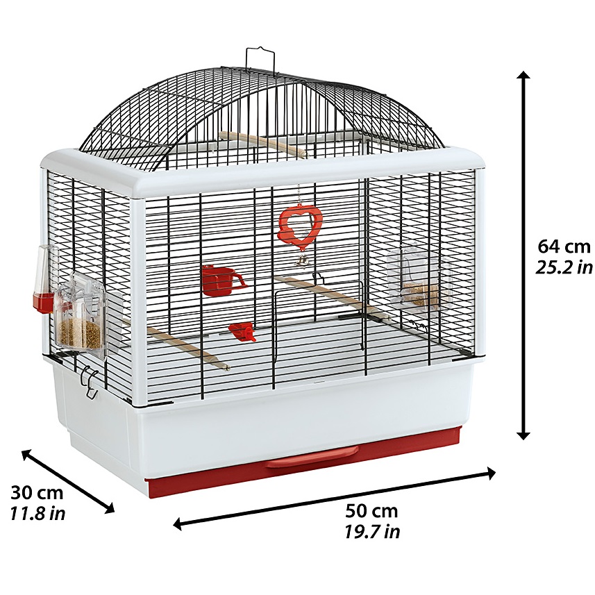 FERPLAST Palladio Клітка для канарок та маленьких екзотичних птахів4