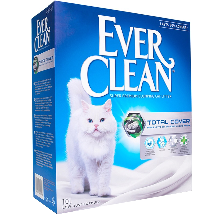 EVERCLEAN Total Cover Наполнитель бентонитовый для кошачьих туалетов0