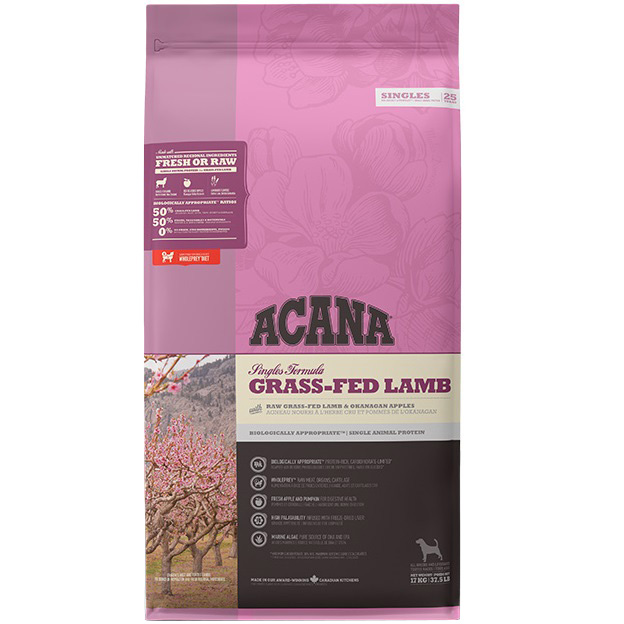 ACANA Grass-Fed Lamb Сухой гипоалергенный корм для собак всех пород и возрастных категорий (с ягненком)1