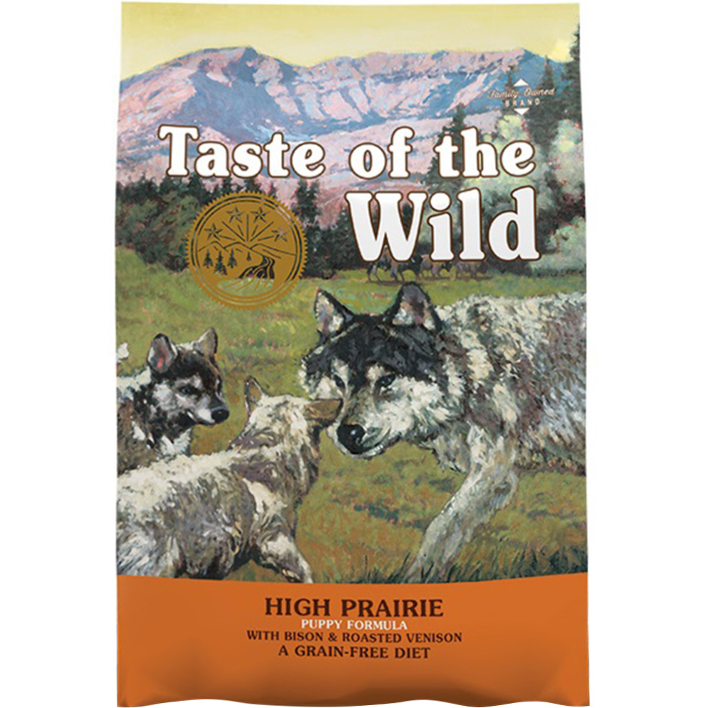 TASTE OF THE WILD High Prairie Puppy Formula Сухой корм для щенков всех пород (с бизоном и косулей)1