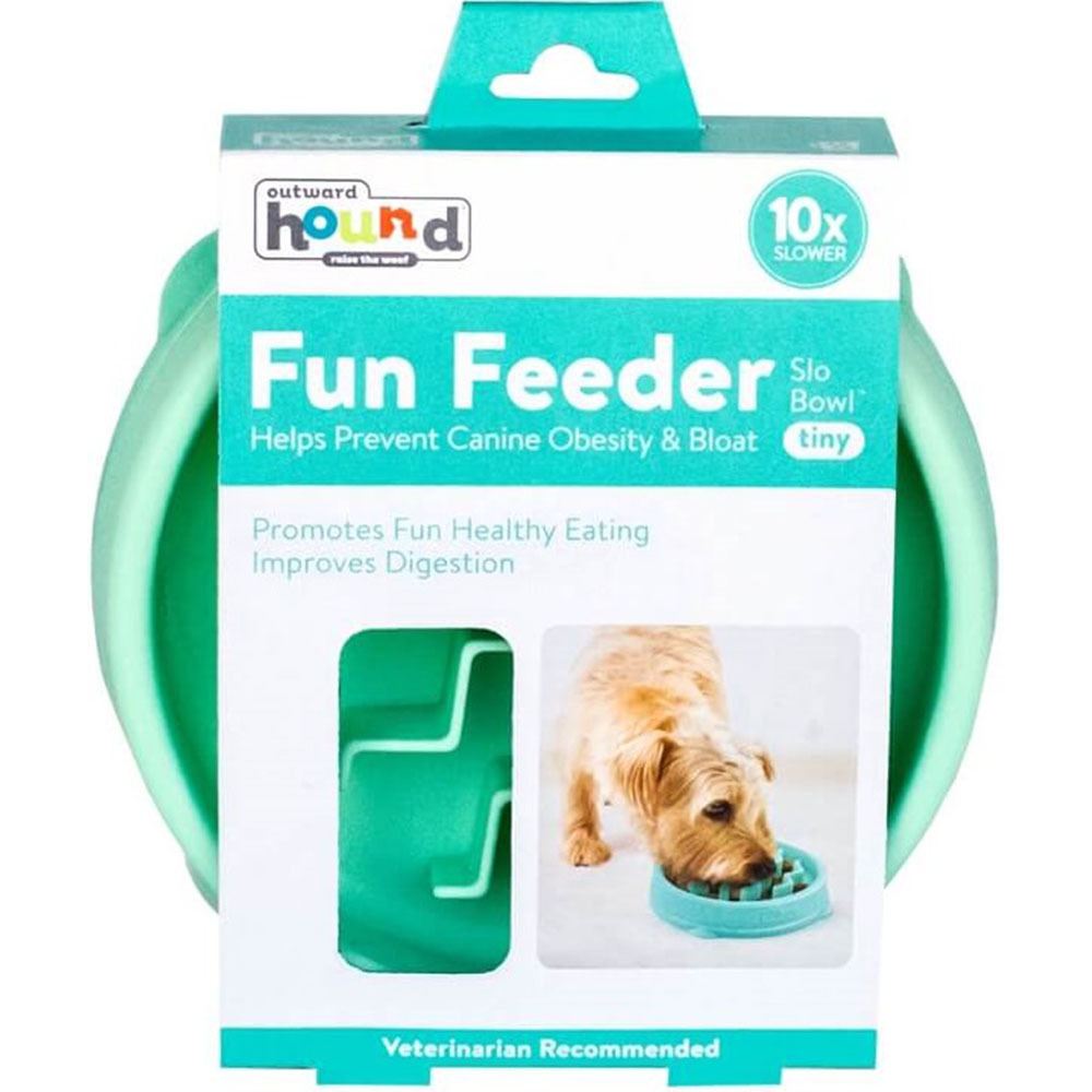 OUTWARD Hound Fun Feeder Wave XS Миска-лабиринт для собак "Волна"2