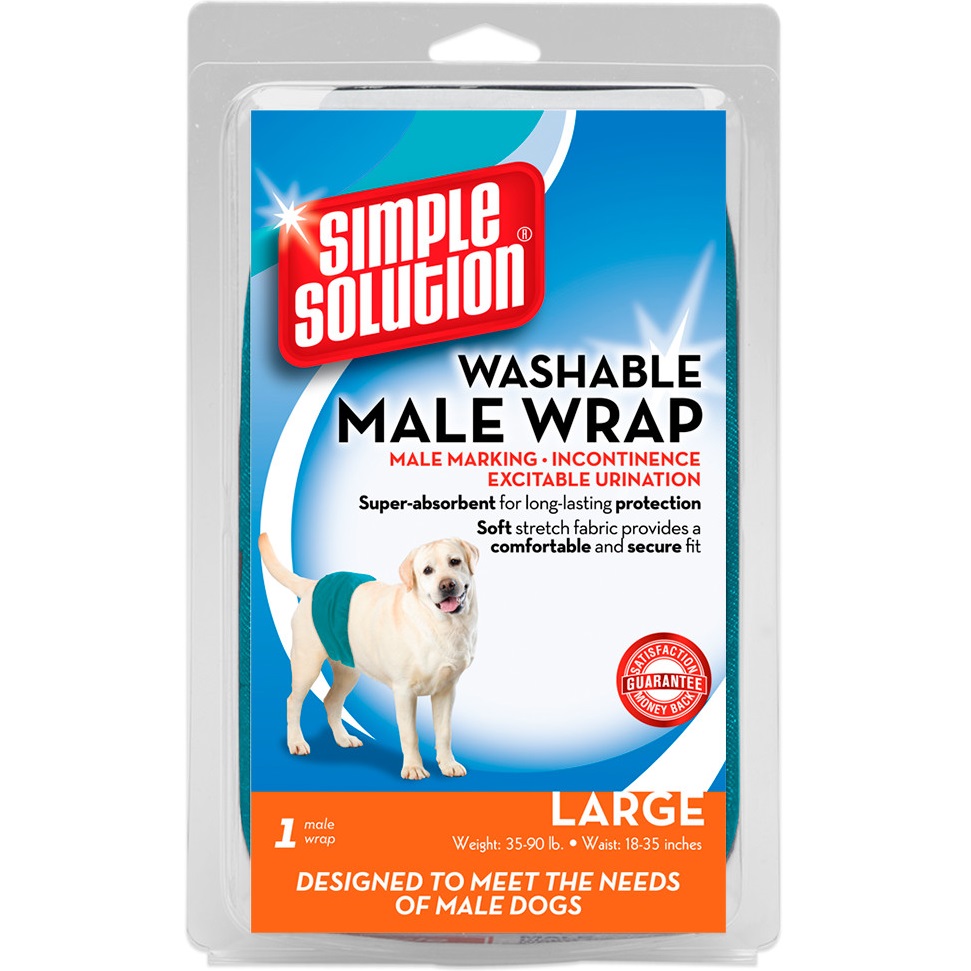 SIMPLE SOLUTION Washable Male Wrap Гигиеническая подкладка-протектор для кобелей0