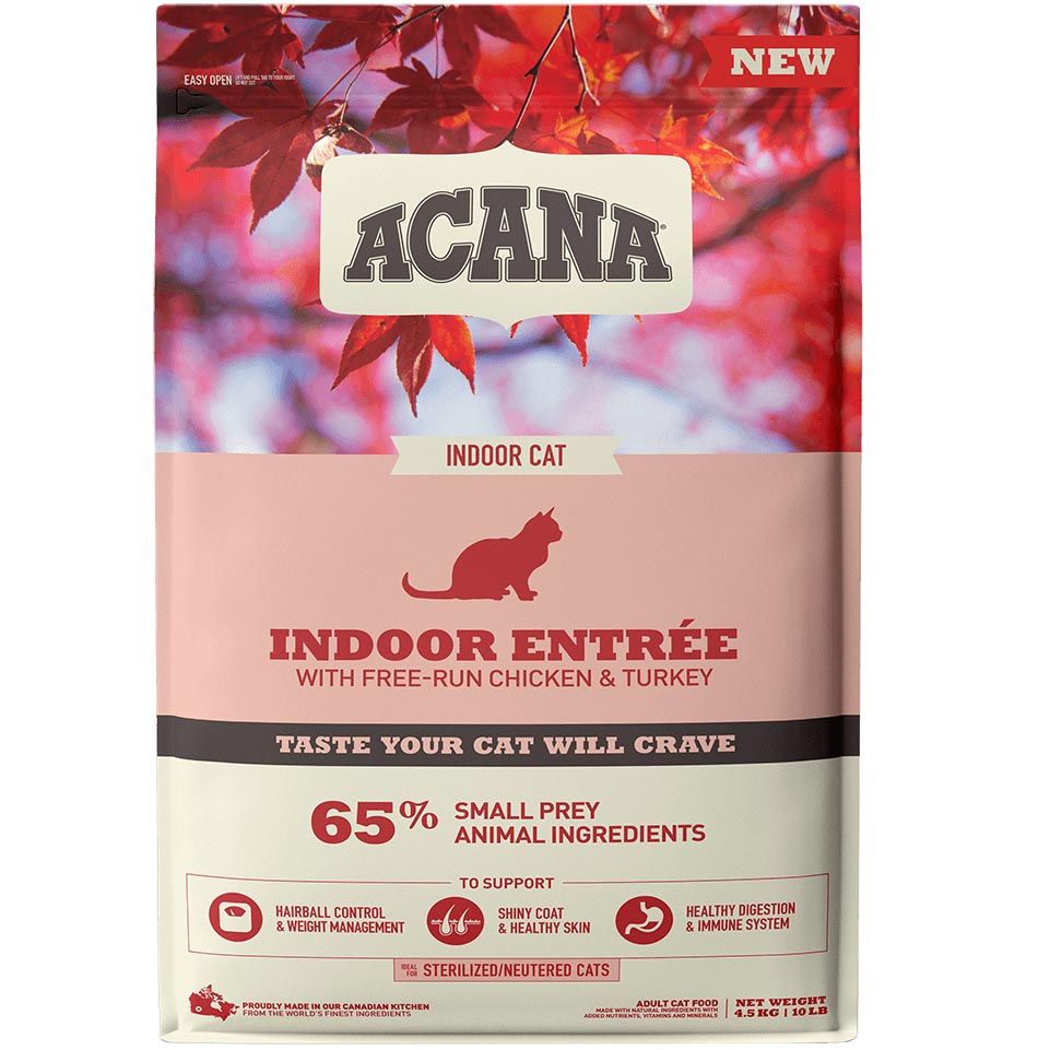 ACANA Indoor Entree Cat Сухий корм для домашніх котів (з куркою та оселедцем)0