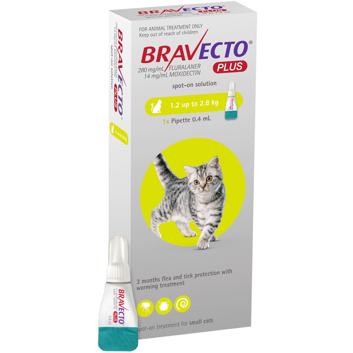 MSD Bravecto Plus Капли противопаразитарные для котов3