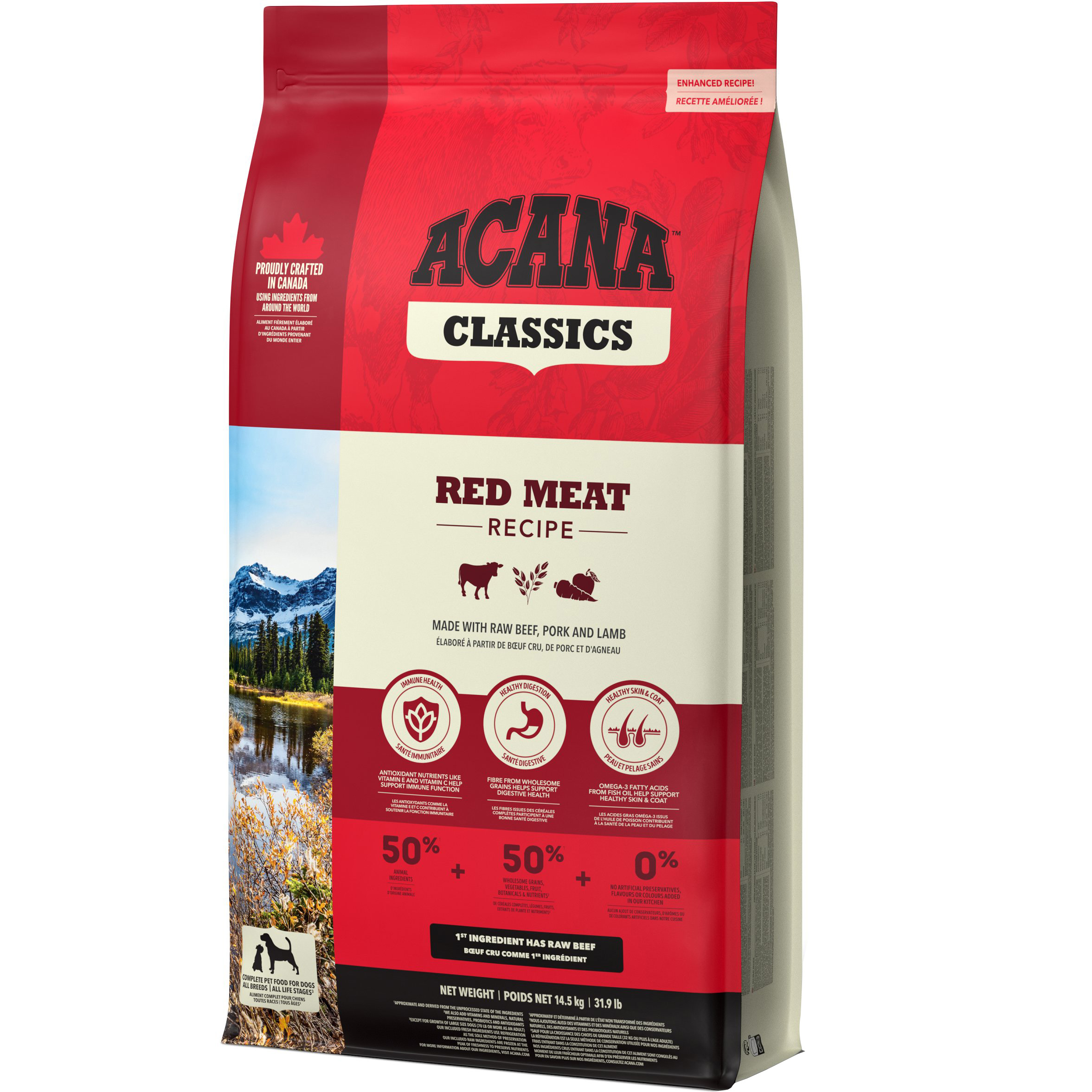 ACANA Red Meat Recіpe Сухой корм для собак всех пород и возрастов (ягненок, свинина)2