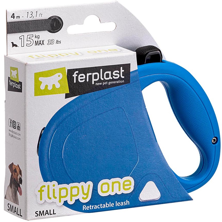 FERPLAST Flippy One Tape Small Повідець-рулетка для собак зі стрічкою6