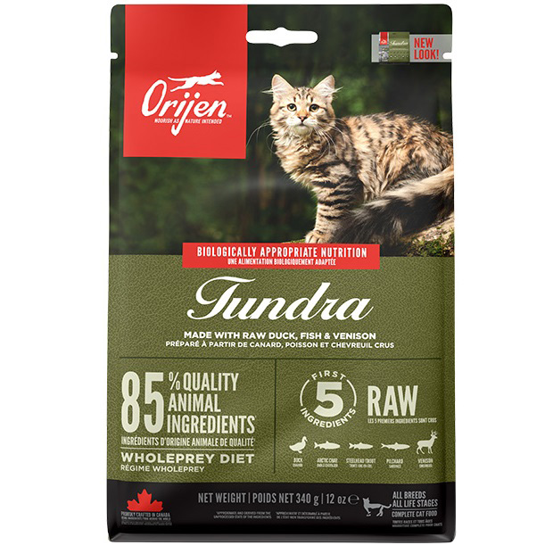 ORIJEN Tundra Cat Сухой корм для котов всех пород и стадий жизни (утка, рыба, оленина)0