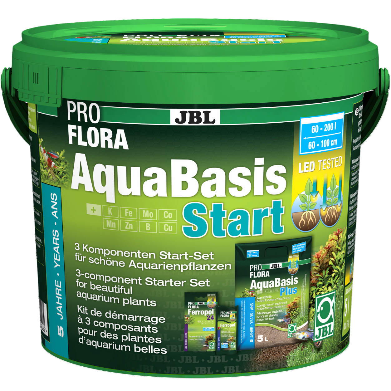 JBL ProFloraStart AquaBasis Start Комплект добрив для прісноводних акваріумів0