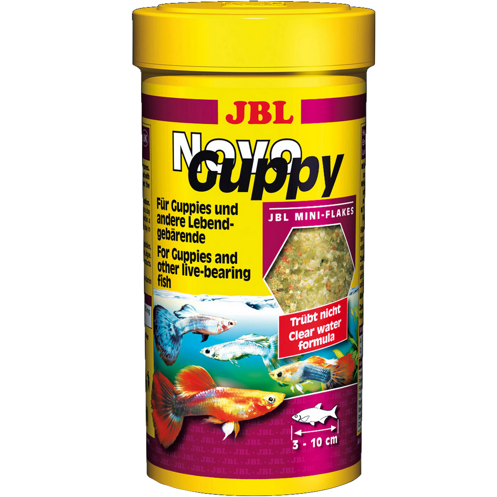 JBL NovoGuppy Основной корм для живородящих рыб (гуппи)0