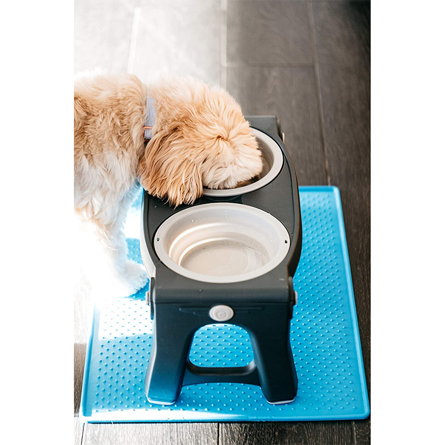 DEXAS Adjustable Height Pet Feeder Миска двойная с регулируемыми ножками4