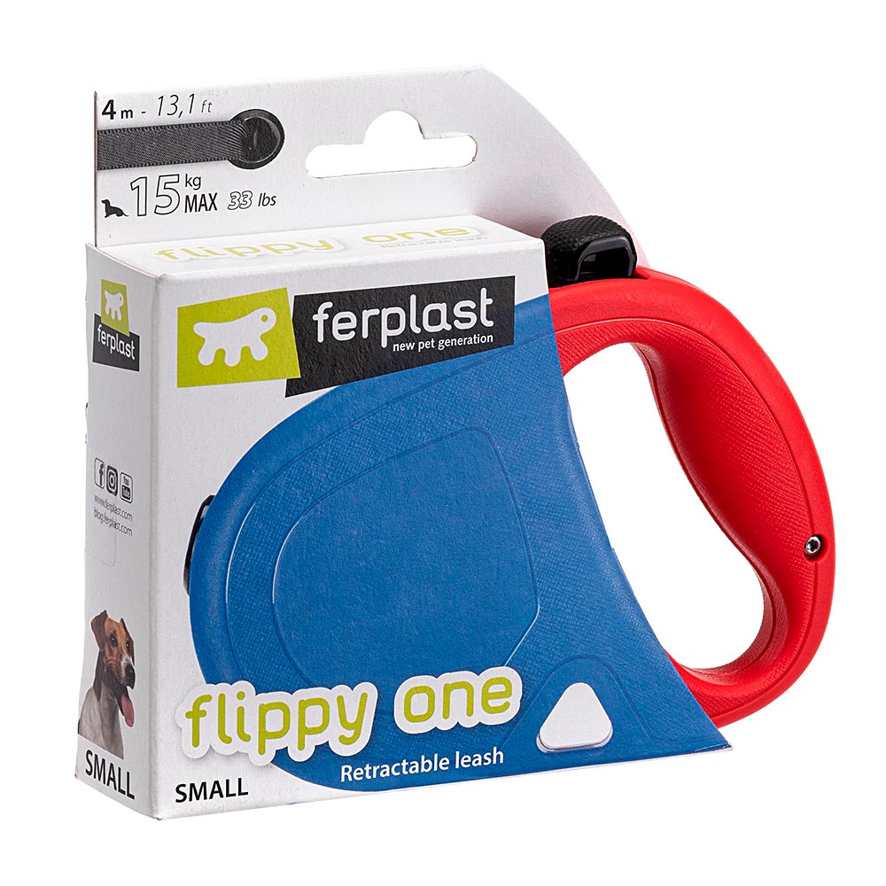 FERPLAST Flippy One Tape Small Повідець-рулетка для собак зі стрічкою6