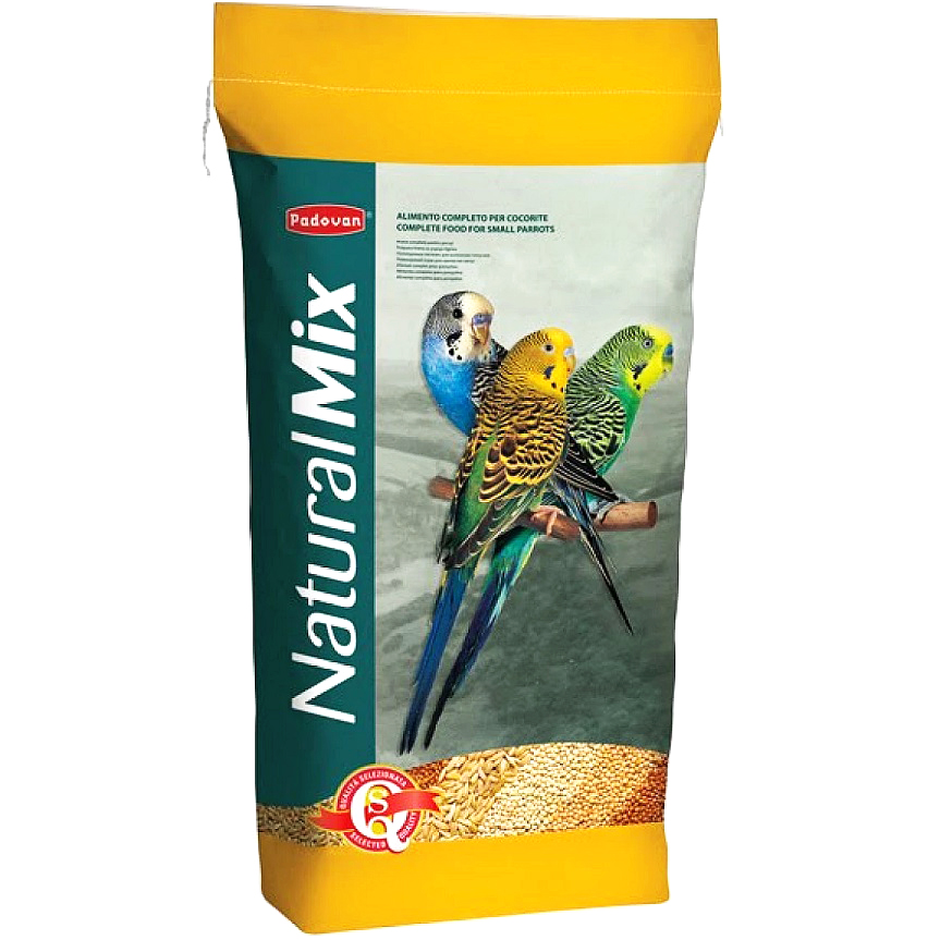 PADOVAN NaturalMix Сocorite Корм для волнистых попугаев0