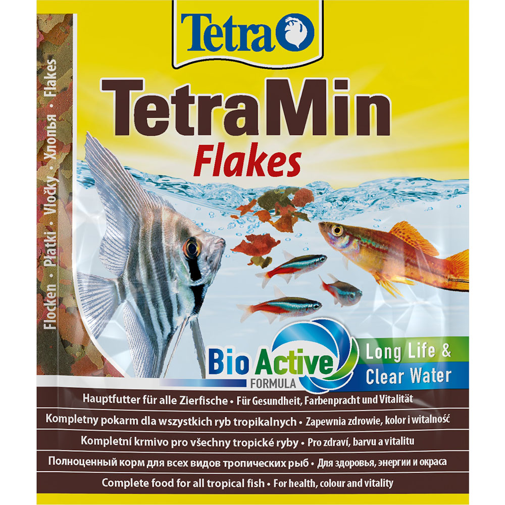 TETRA TetraMin Сухой корм-хлопьях для аквариумных рыб0