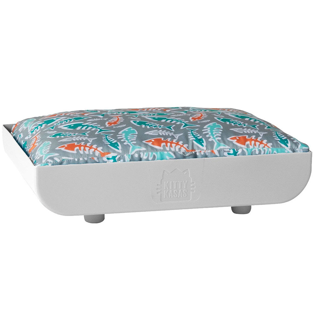 JOLLY PETS Kitty Kasa Penthaus Bed White Кровать для котов0