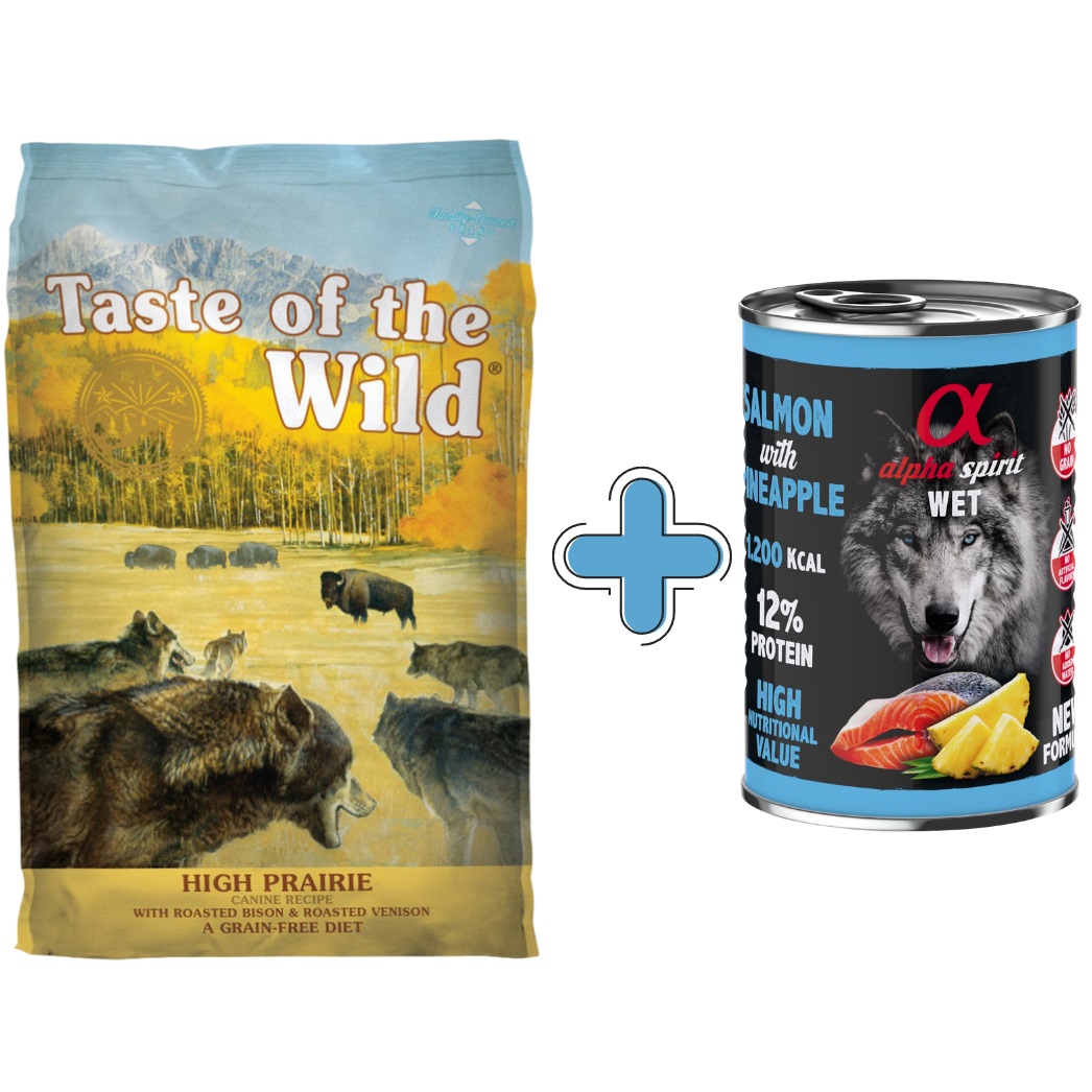 TASTE OF THE WILD High Prairie Canine Formula Сухой корм для взрослых собак (с бизоном и олениной)0