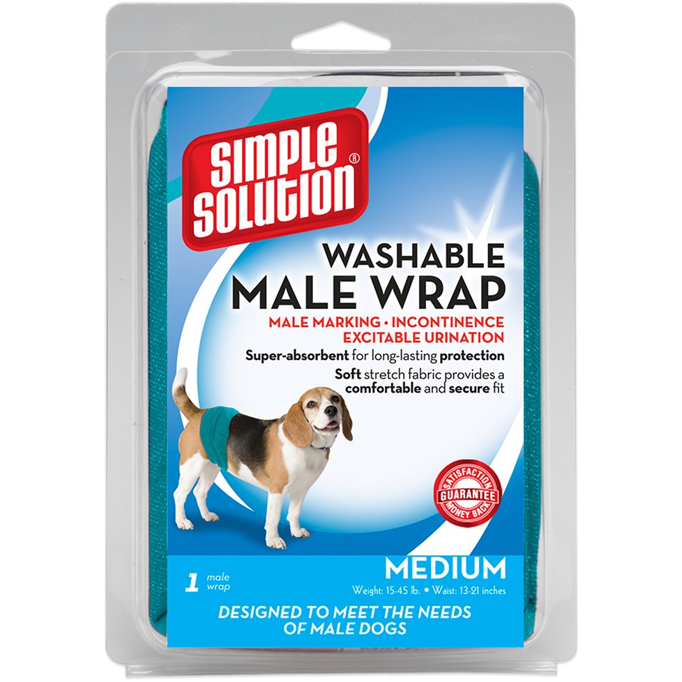 SIMPLE SOLUTION Washable Male Wrap Гигиеническая подкладка-протектор для кобелей0