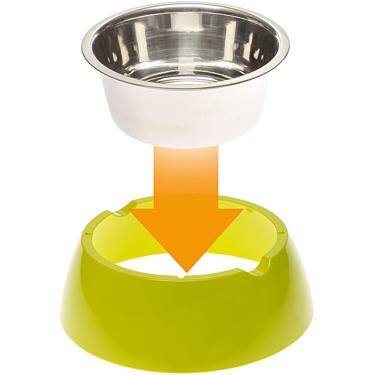 FERPLAST Jolie Small Bowl Миска для собак и кошек на подставке3