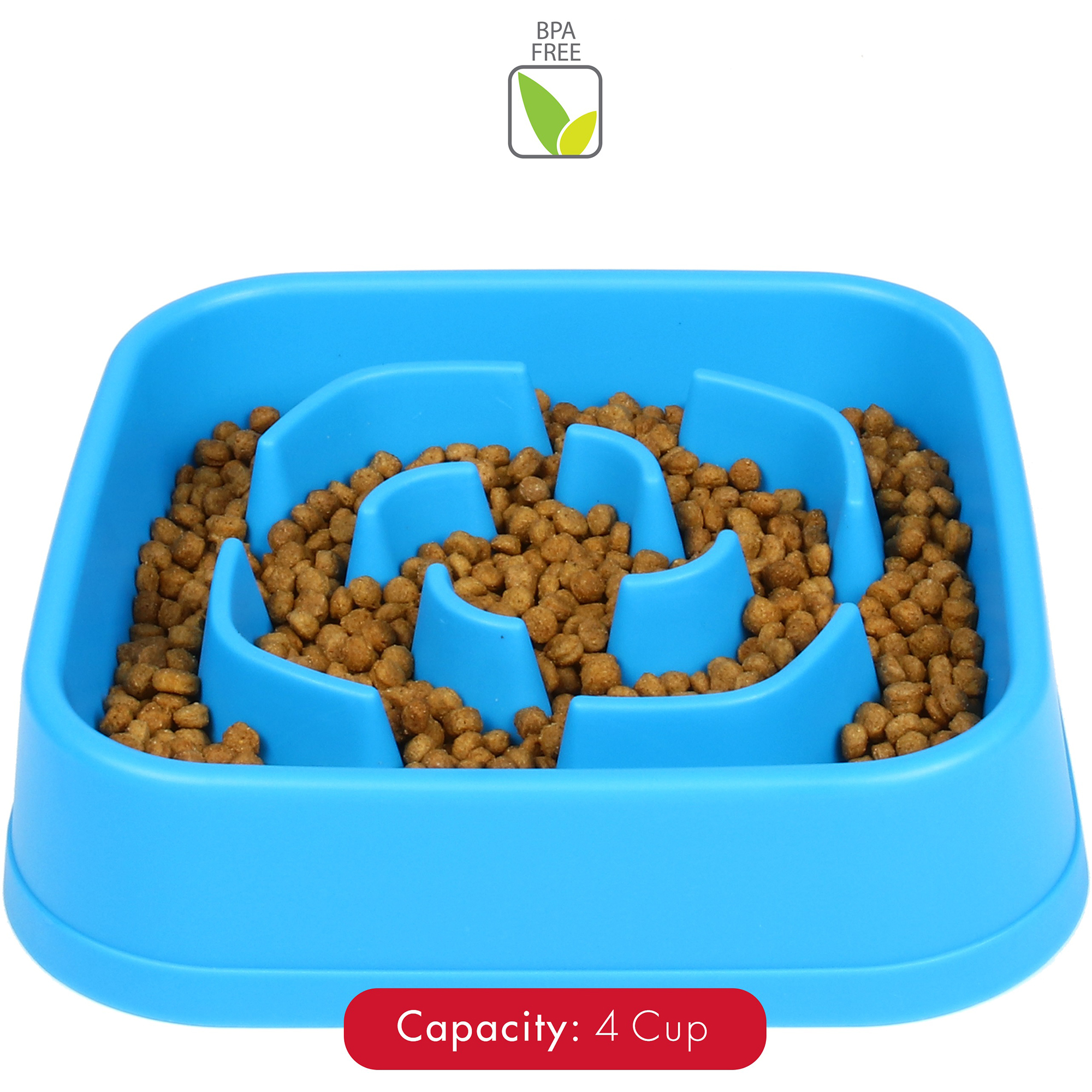 DEXAS Slow Maze Feeder Silicone 4 cup Миска для повільного годування собак1