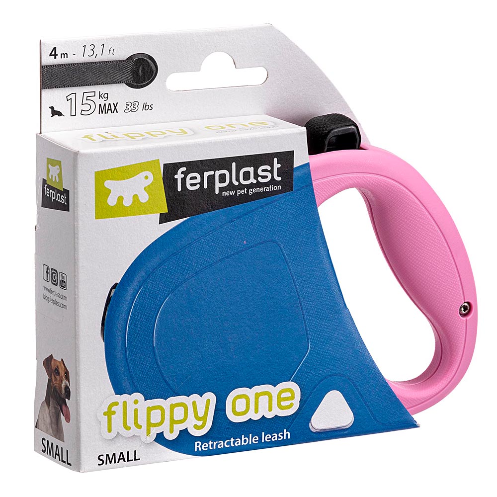 FERPLAST Flippy One Tape Small Повідець-рулетка для собак зі стрічкою7