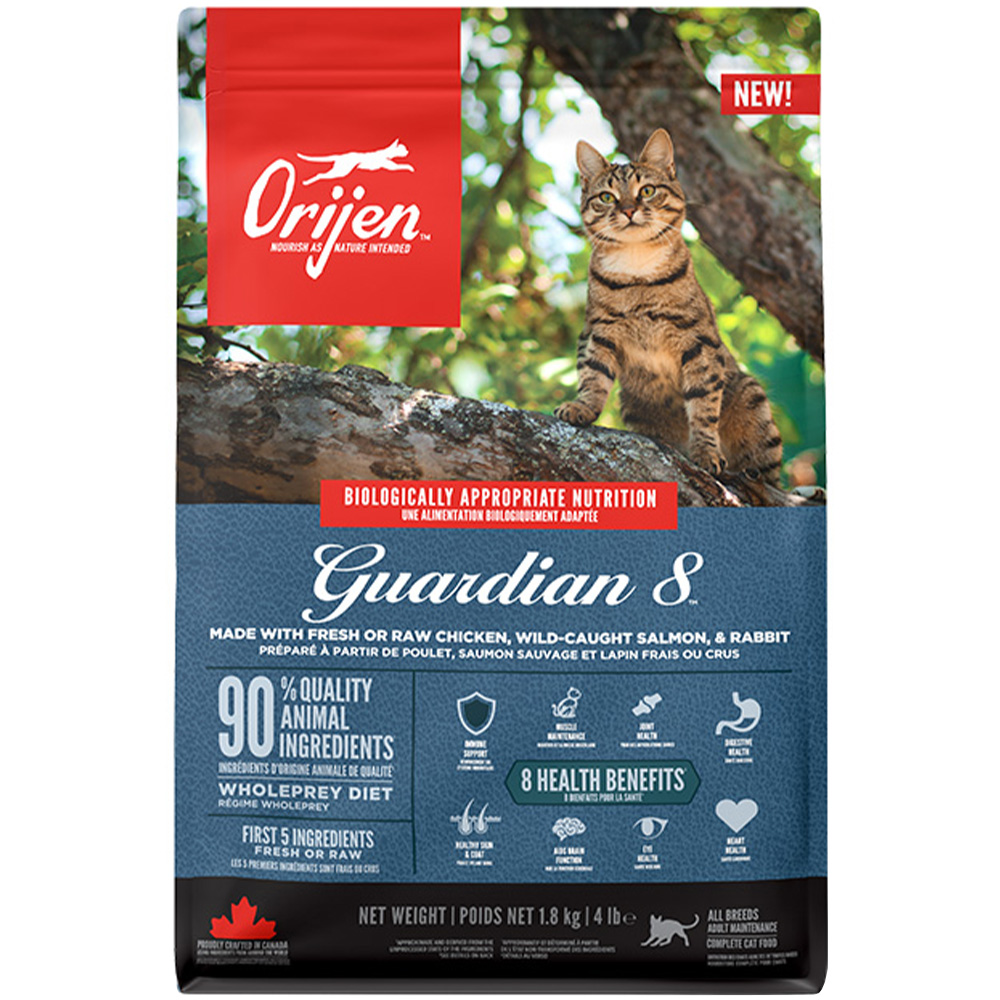 ORIJEN Cat Guardian 8 Сухий корм для котів всіх порід та всіх стадій життя ( курка, лосось, індичка, оселедець, макрель)0