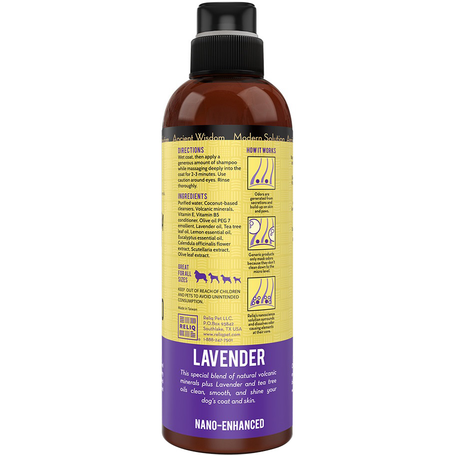 RELIQ Mineral Spa Lavender Shampoo Шампунь для собак з олiєю лаванди2