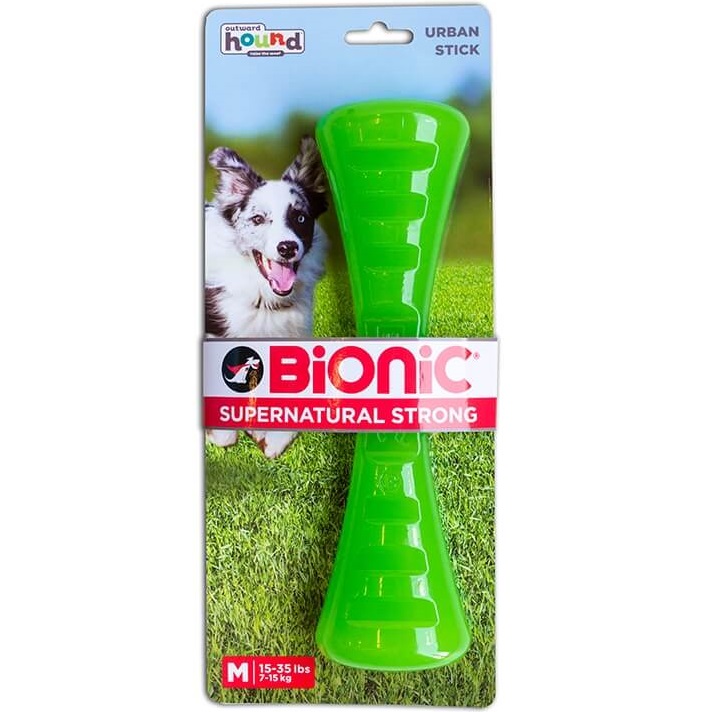 BIONIC OPAQUE Stick Medium Игрушка для собак "Гантель"3