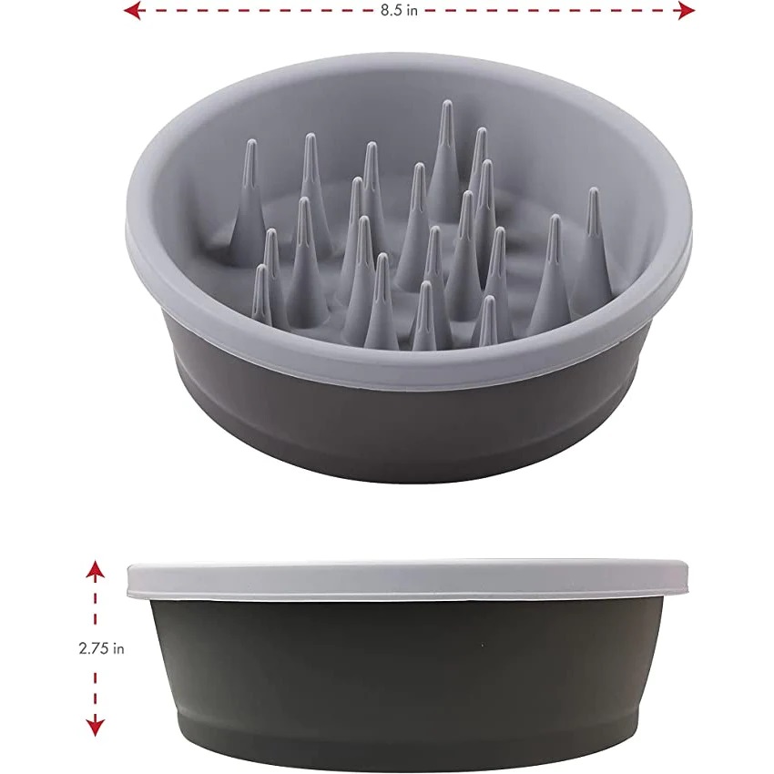 DEXAS Silicone Slow Feed Bowl Миска для медленного кормления собак4