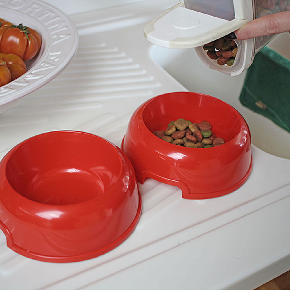 FERPLAST Lindo Tray & Bowls Пластикова таця з мисками для котів та собак4