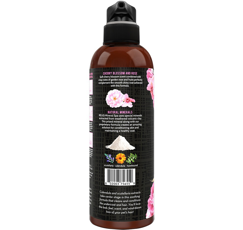 RELIQ Mineral Spa Cherry Blossom Shampoo Шампунь для собак с экстрактом цветов вишни2