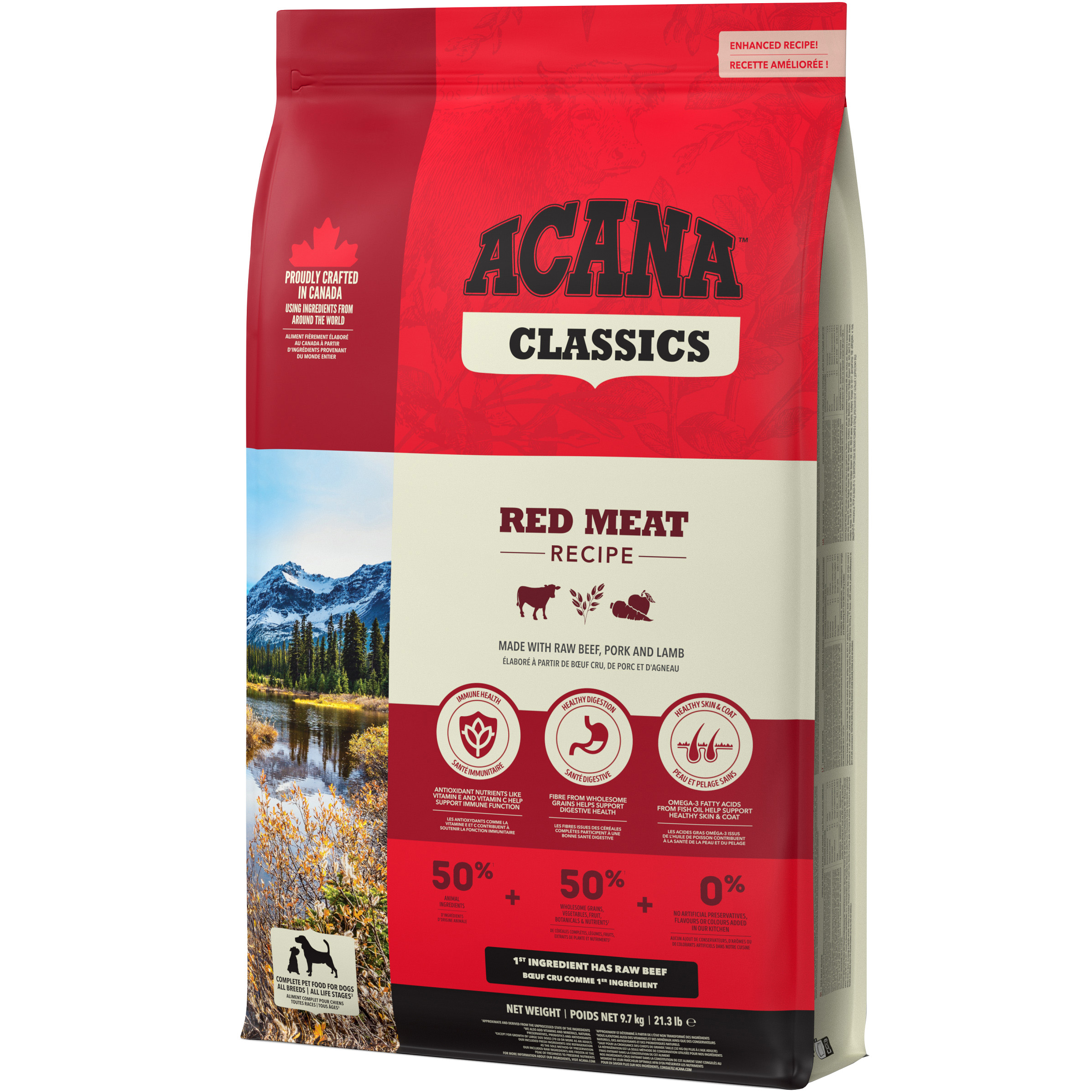 ACANA Red Meat Recіpe Сухой корм для собак всех пород и возрастов (ягненок, свинина)2