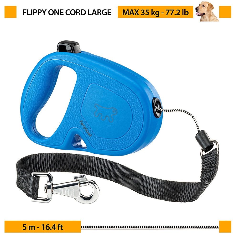 FERPLAST Flippy One Cord Large Поводок-рулетка для собак со шнуром6