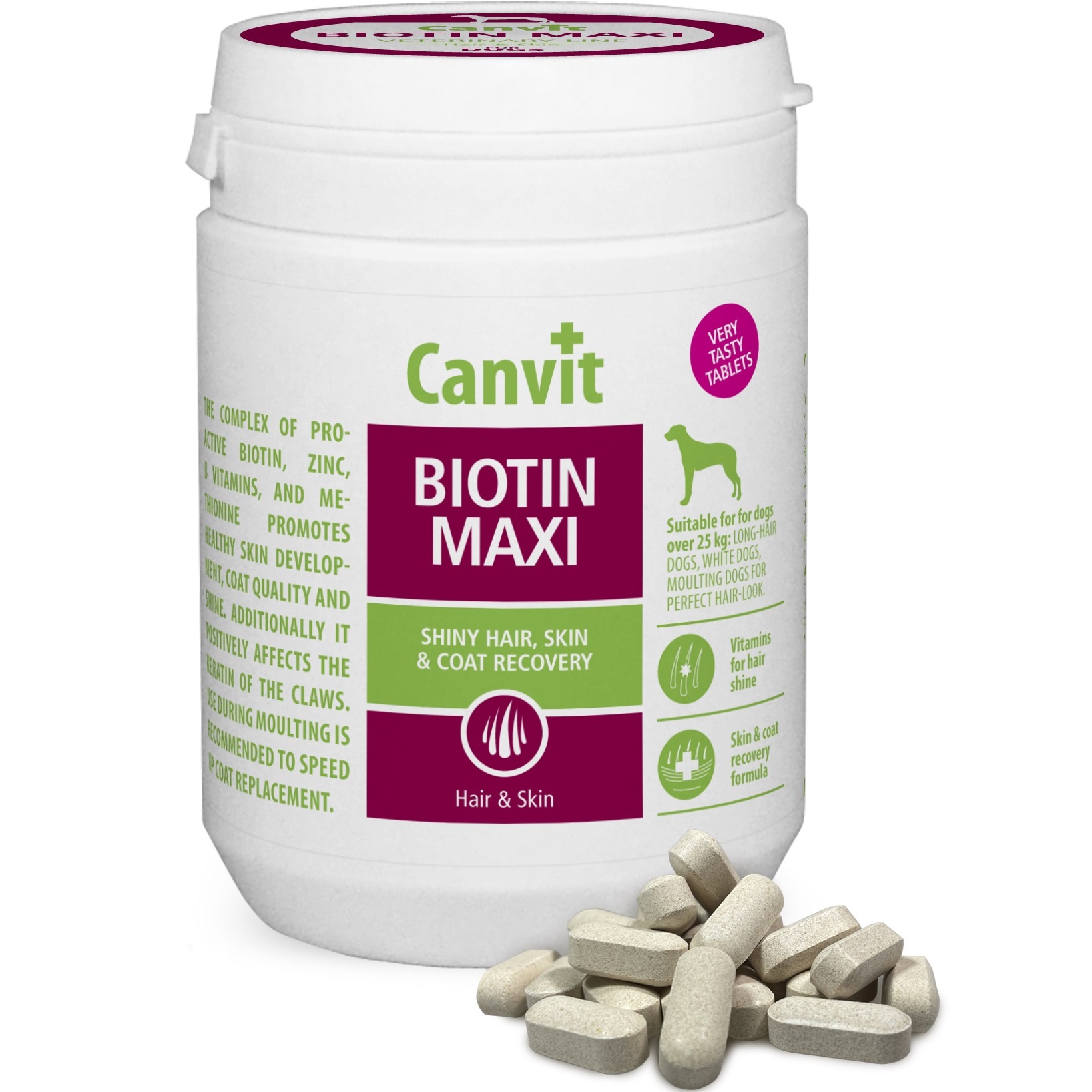 CANVIT Biotin Maxi Витаминно-минеральный комплекс для собак0