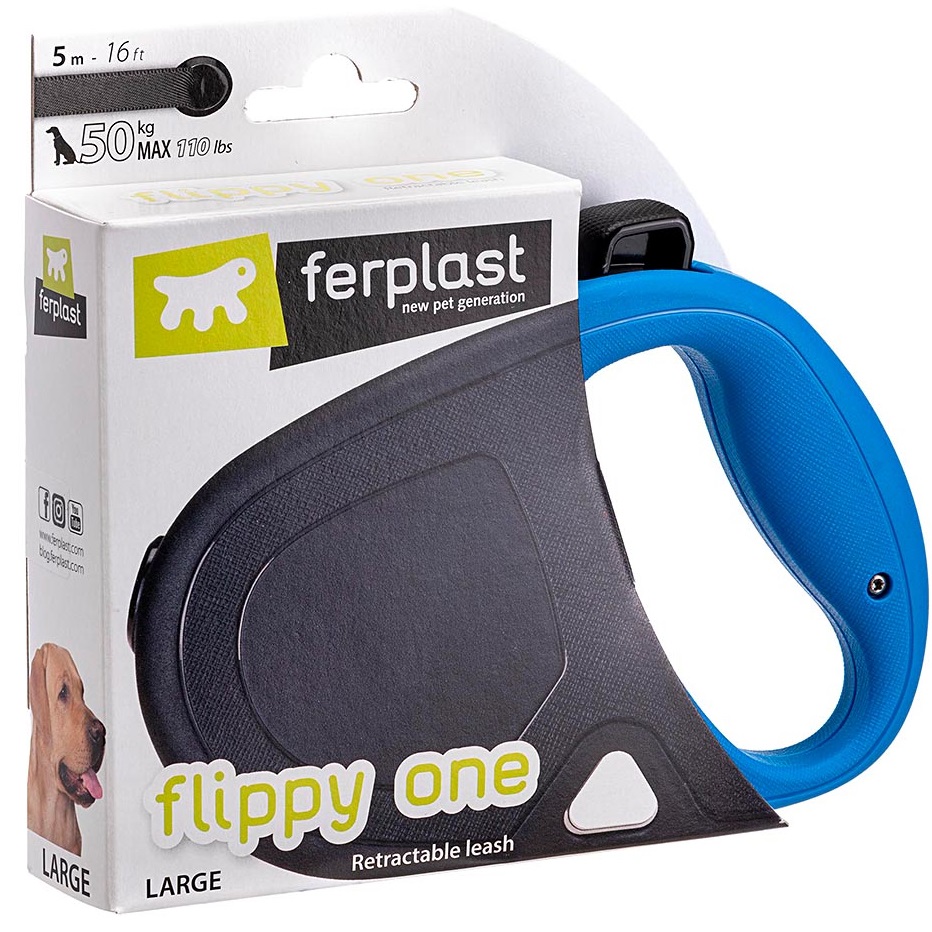 FERPLAST Flippy One Tape Large Рулетка для собак с лентой7