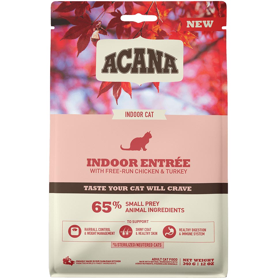 ACANA Indoor Entree Cat Сухий корм для домашніх котів (з куркою та оселедцем)0