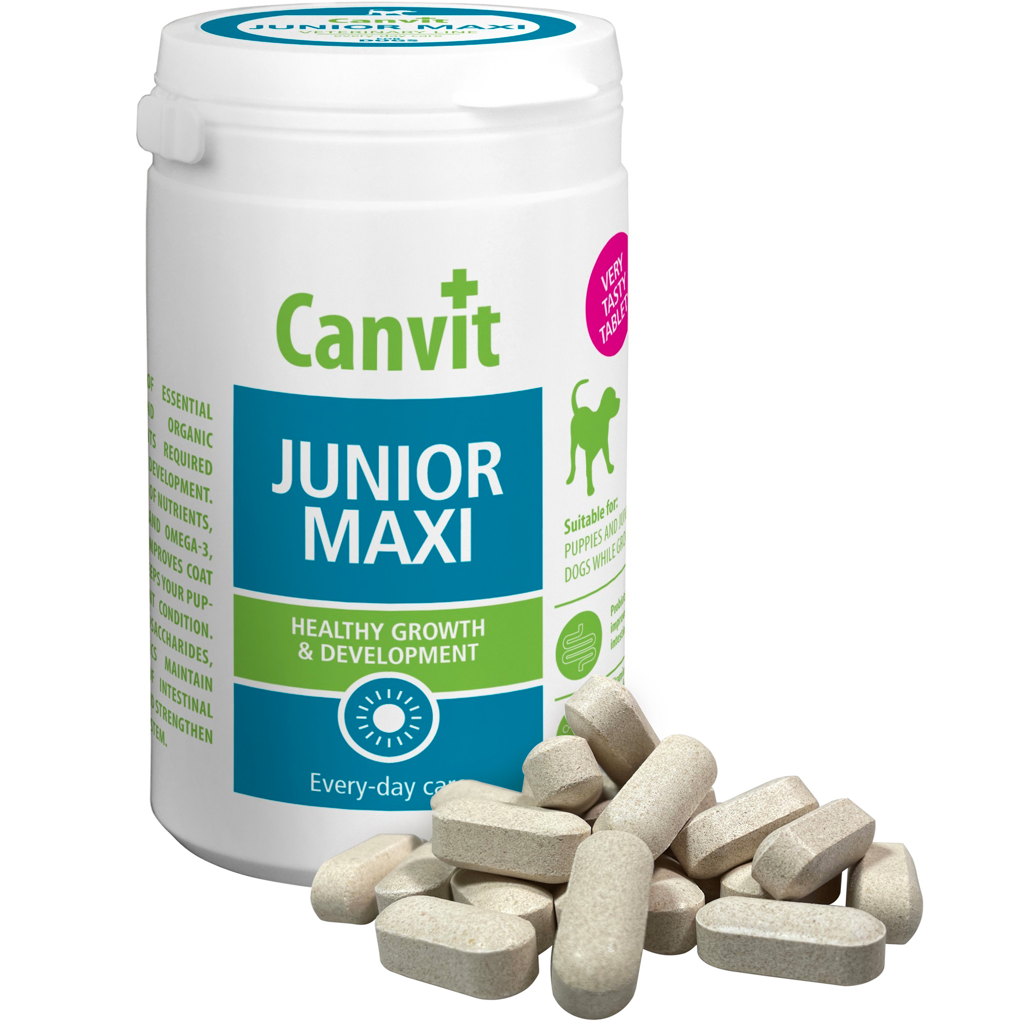 CANVIT Junior Maxi Вітамінно-мінеральний комплекс для собак0