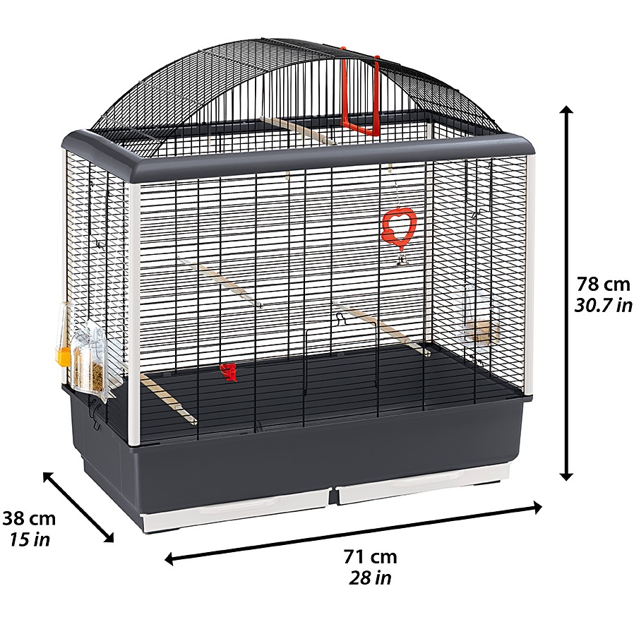 FERPLAST Palladio Клітка для канарок та маленьких екзотичних птахів4