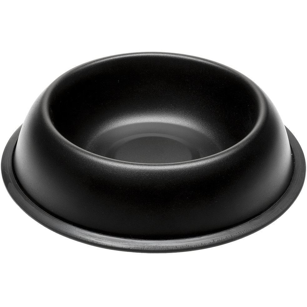 FERPLAST Mira Bowl Black Миска для собак и котов0