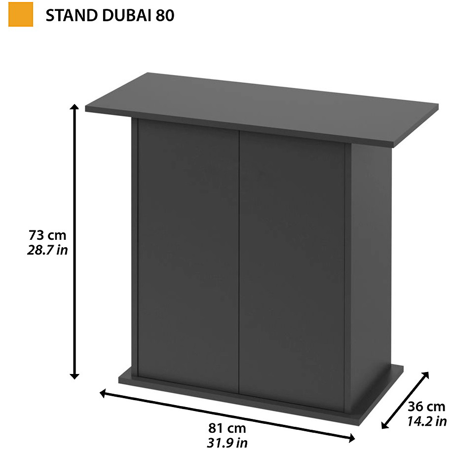 FERPLAST Stand Dubai 80 White Тумба для стеклянного аквариума Dubai 801