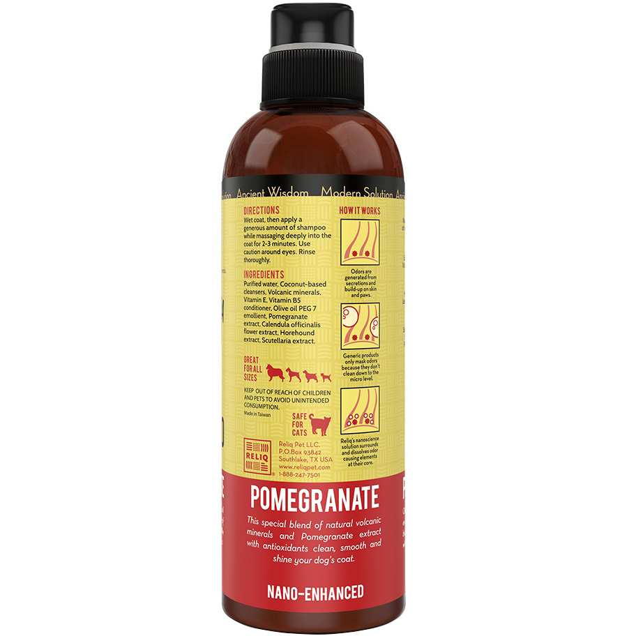 RELIQ Mineral Spa Pomegranate Shampoo Шампунь для собак с экстрактом граната2