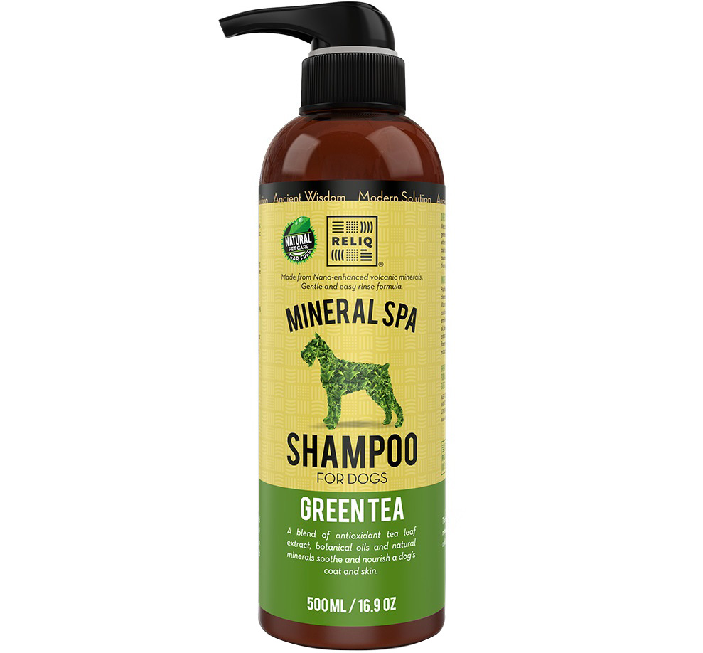 RELIQ Mineral Spa Green Tea Shampoo Шампунь для собак з олiєю зеленого чаю0